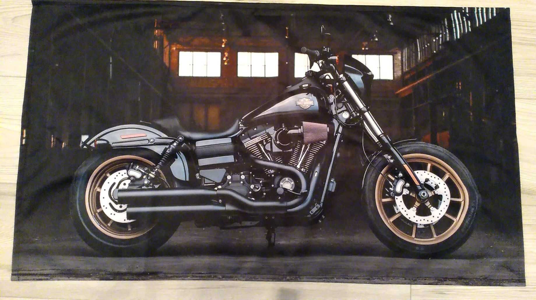 MOTO Harley Legenda Flaga nowa wym 50 x 89 cm