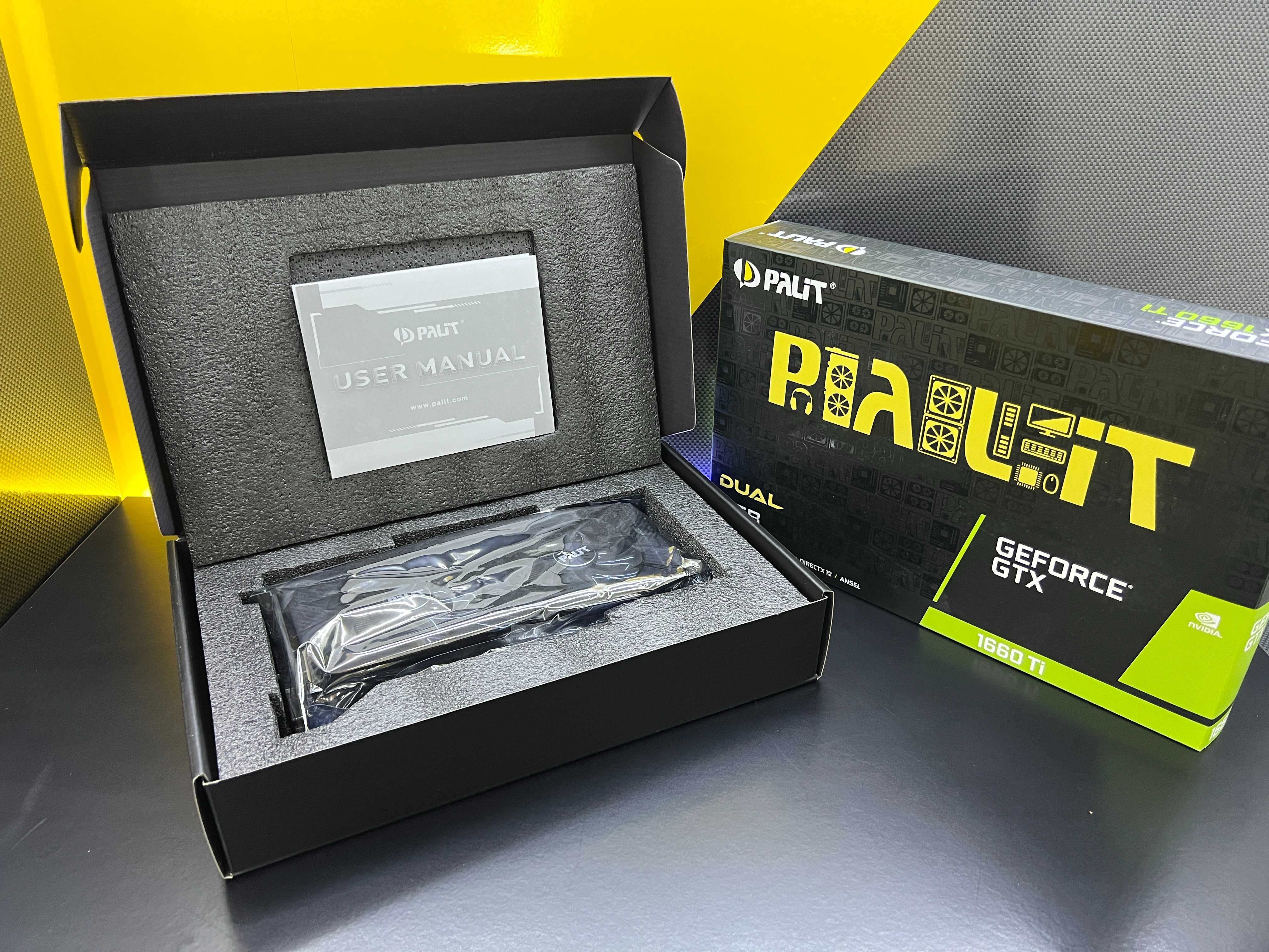 Відеокарта Palit GeForce GTX 1660 TI 6 GB практично нова