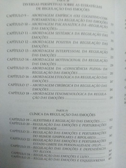 Tratado de Regulação das Emoções - Psicologia