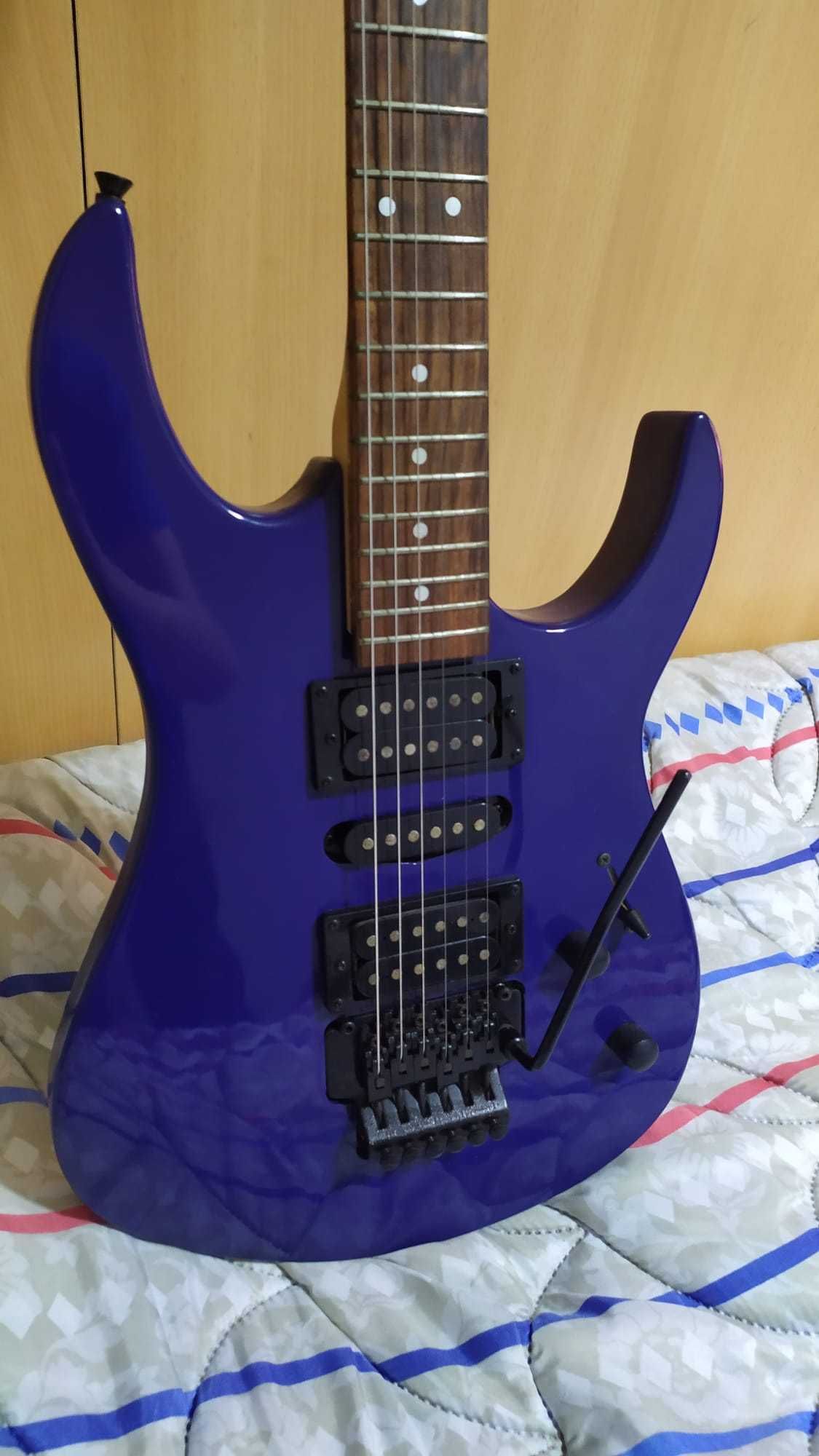 Guitarra elétrica Floyd Rose + Correia Dunlop + Cabo 3M + 24 palhetas