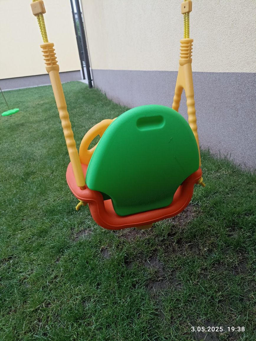 Huśtawka kubełkowa Miś 3w1