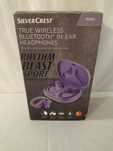 Słuchawki douszne bluetooth Fiolet True Wireless SilverCrest