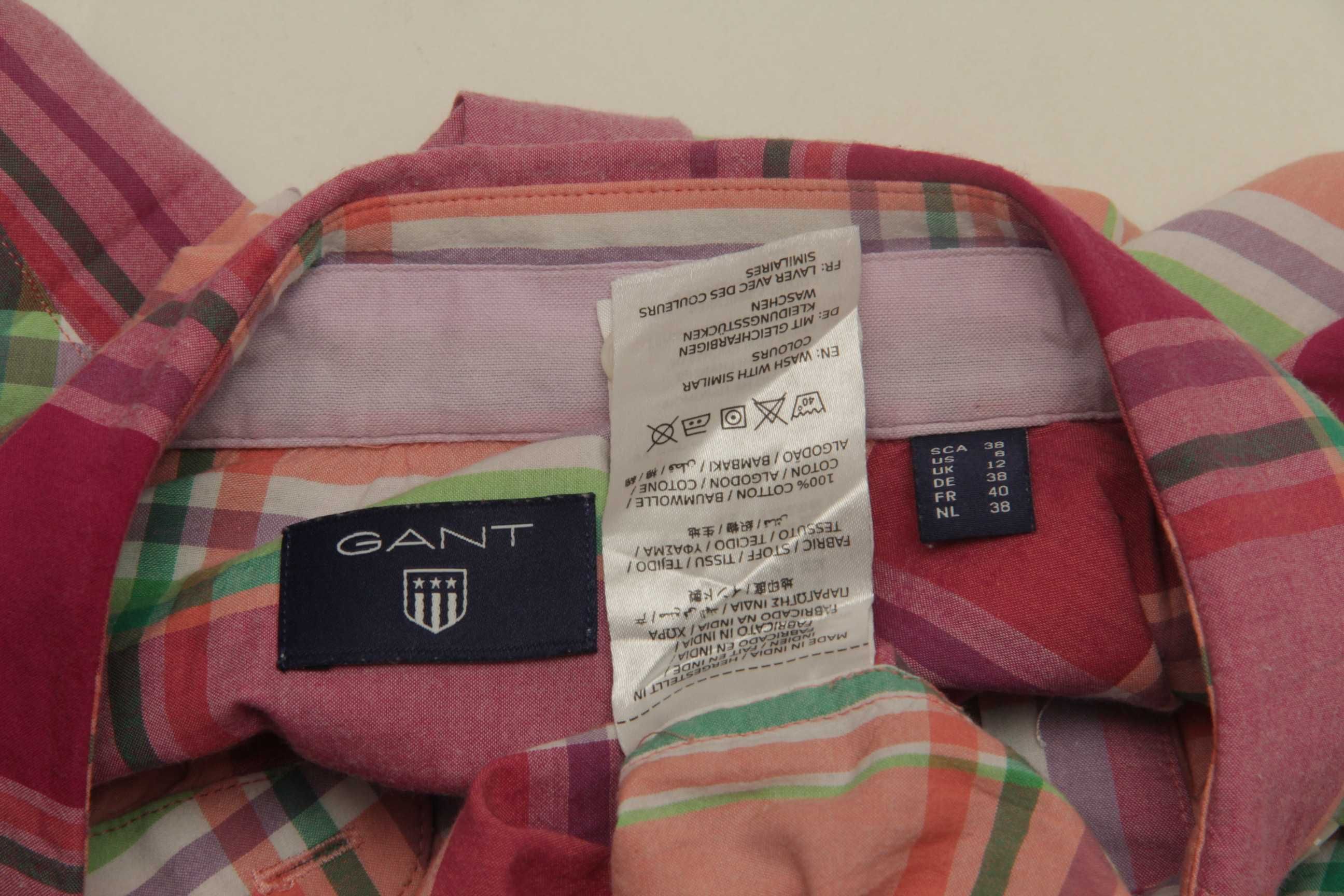 Gant US 8 UK 12 L рубашка из хлопка женская