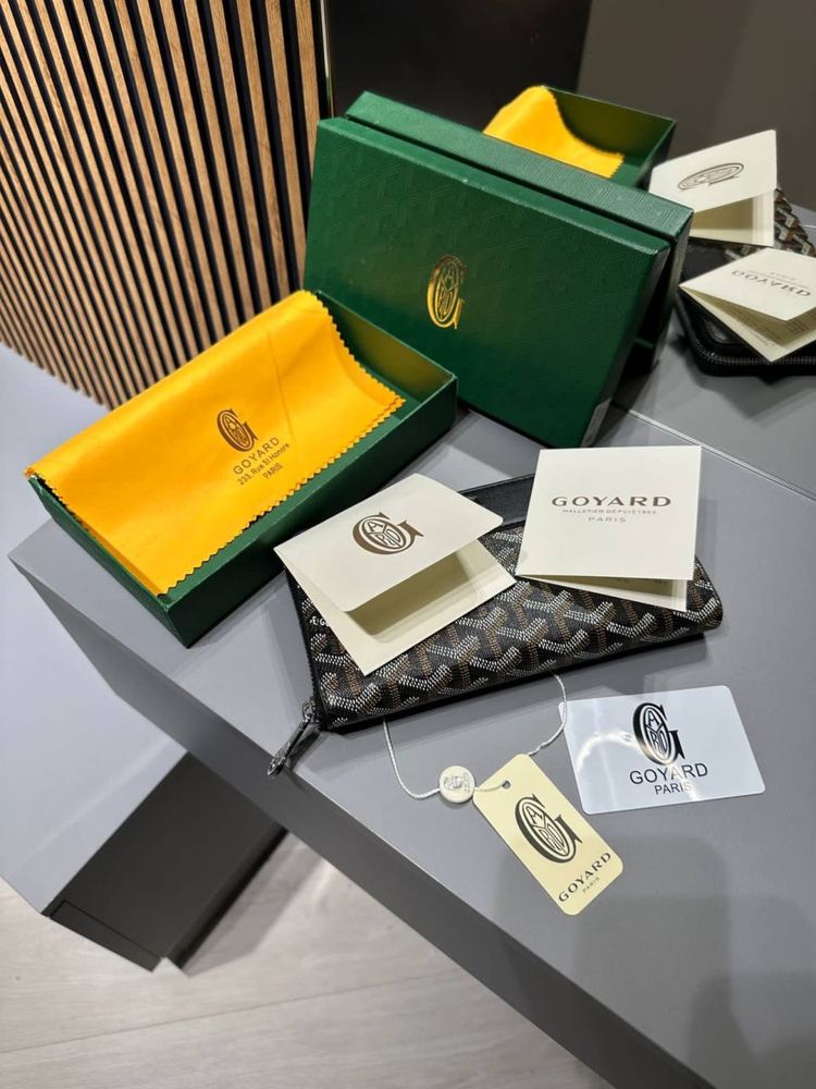 Кошелек Goyard натуральная кожа