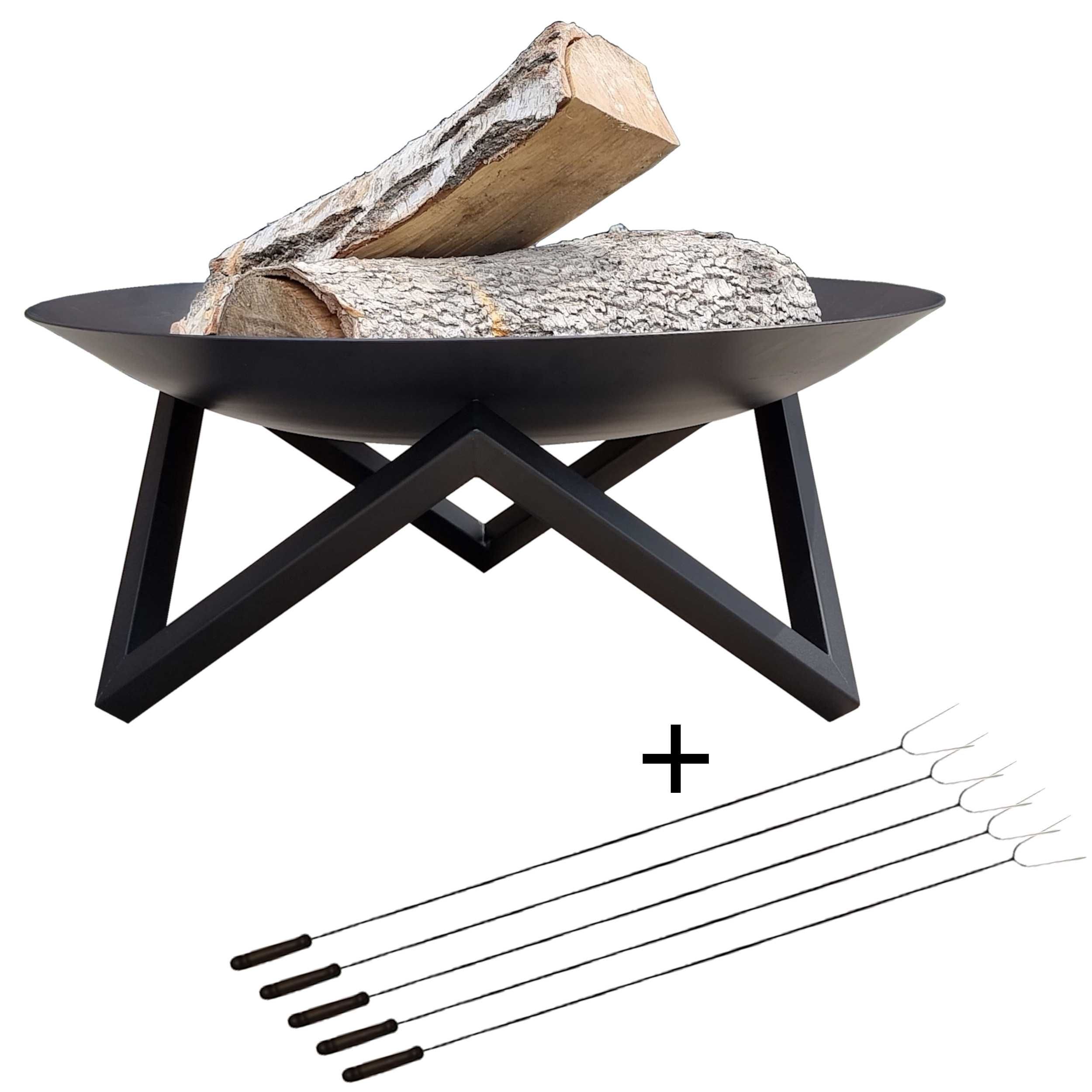 WYPRZEDAŻ !!! Palenisko ogrodowe 70 cm stal 3mm Grill + Gratis