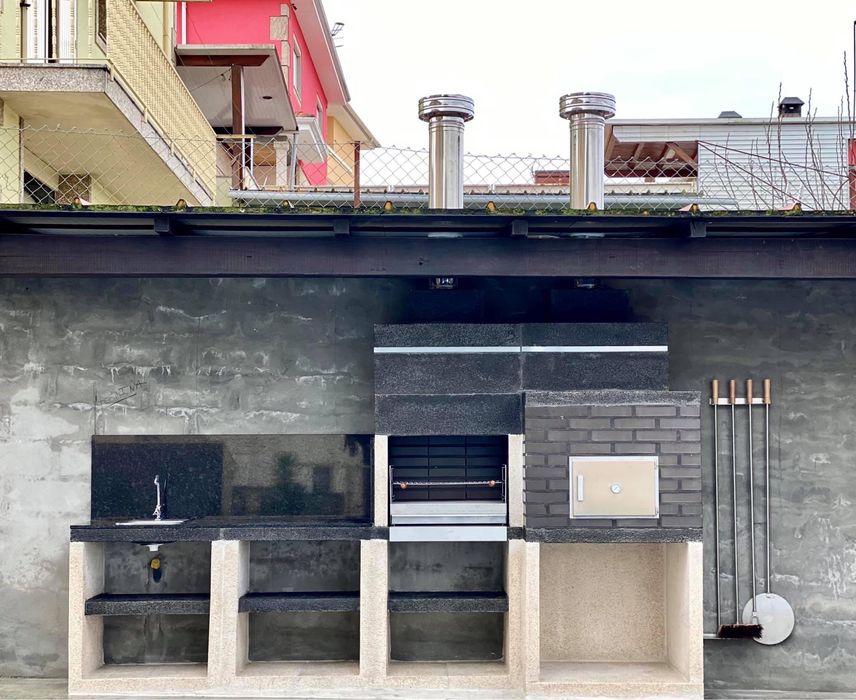 Churrasqueira/forno/lavatorio/Moderno/tradicional