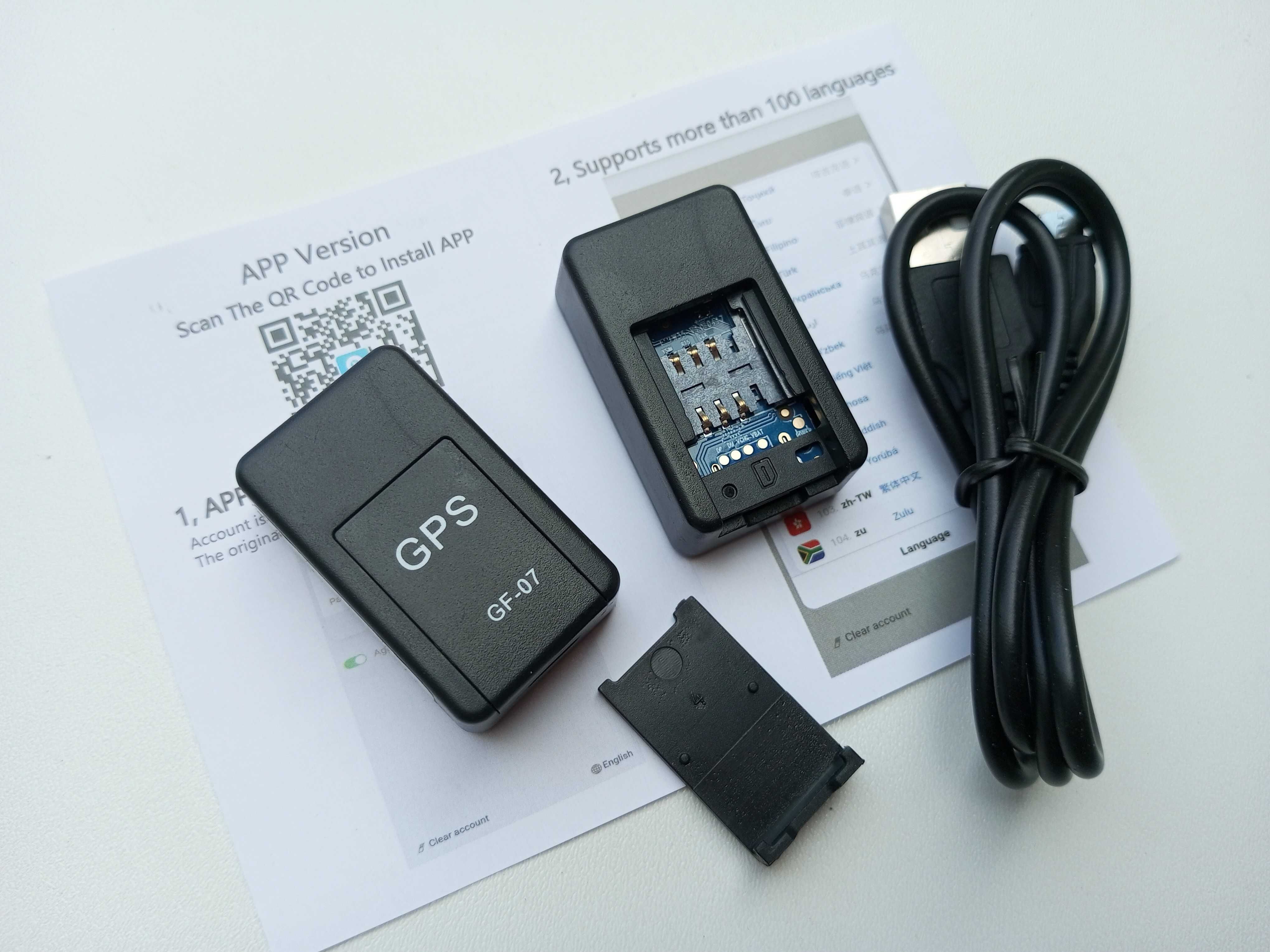 GPS трекер GF-07.Для прослушивания мониторинг слежение