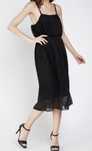 Vestido Preto cruzado atrás -com Brilhos S/M - novo (Portes Gratuitos)