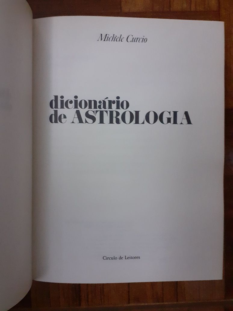 Dicionario de Astrologia, Michele Curcio