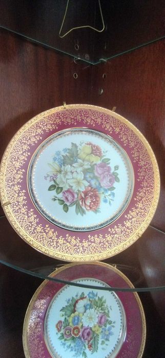 Pratos decorativos limoges em excelente estado