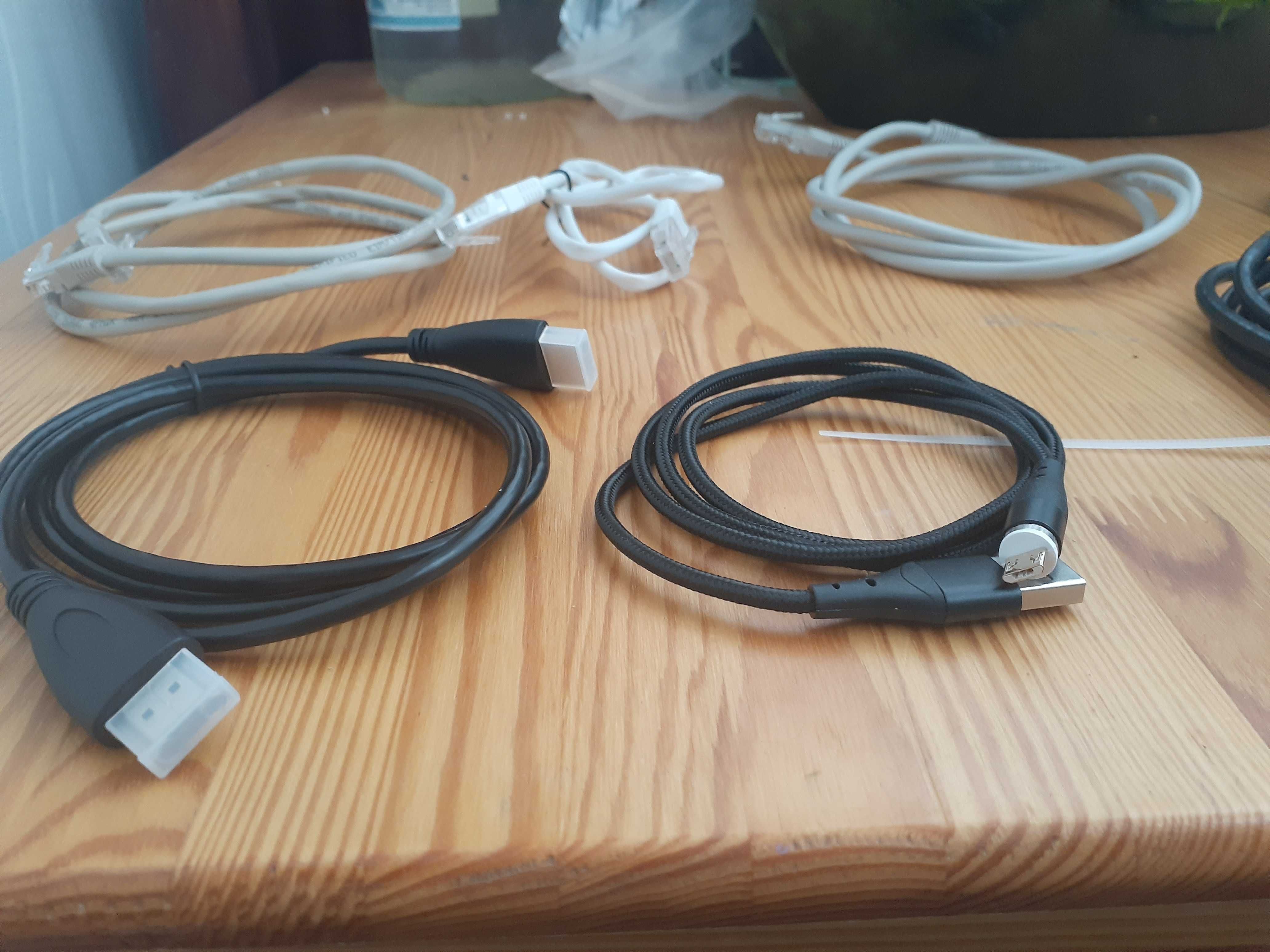 кабель Lan  HDMI vga зарядний магнітний microUSB