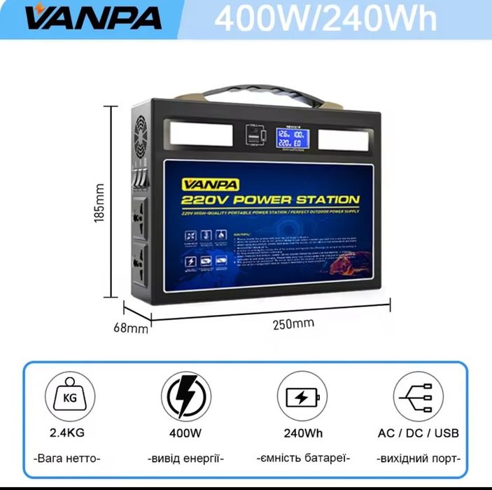 Зарядні станції Vanpa