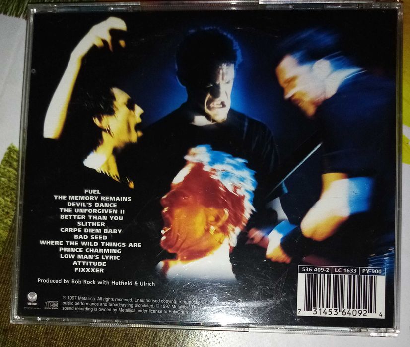 METALLICA - RELOAD 1997 CD = 5 euros