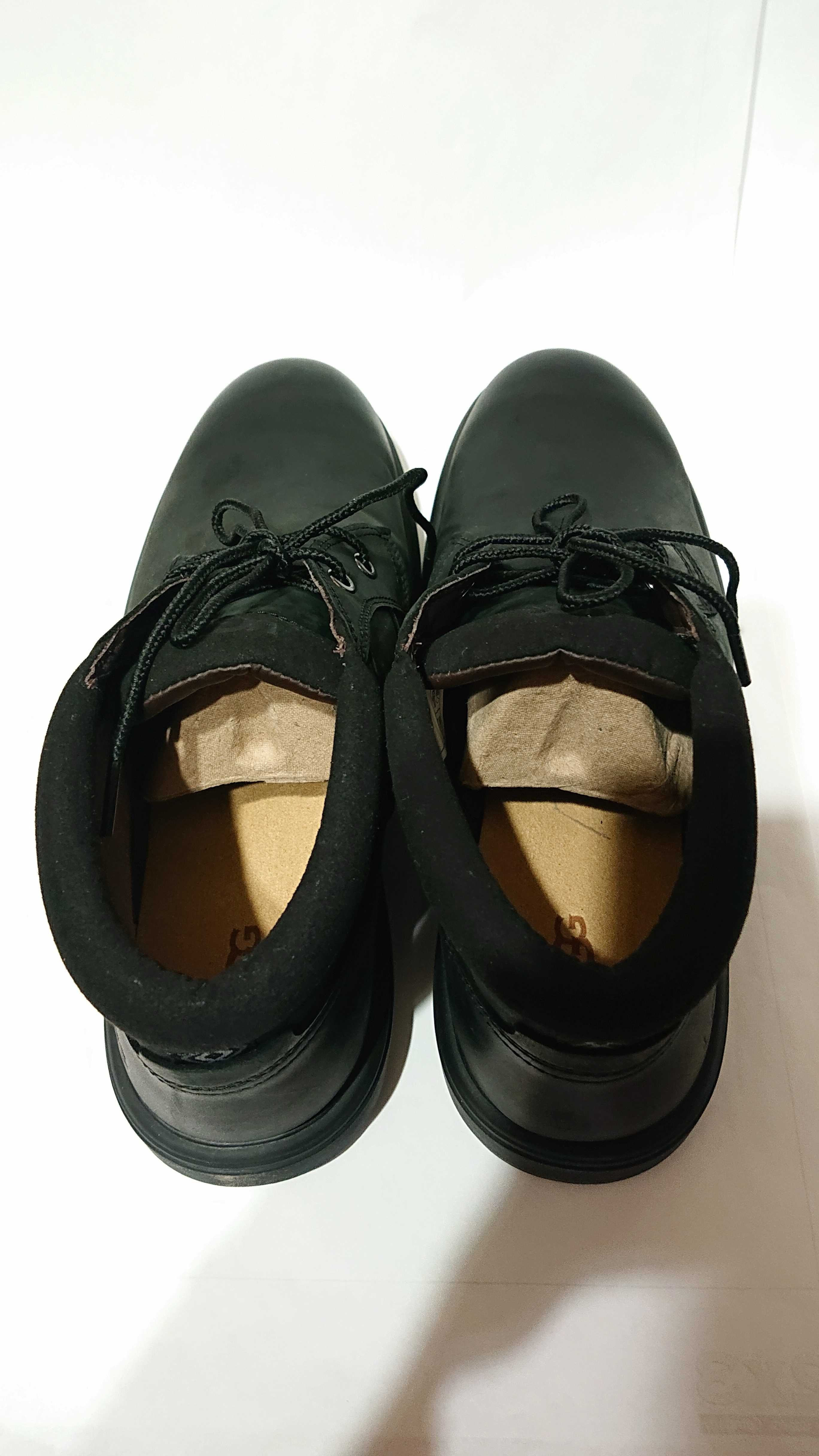 Мужские утепленные ботинки UGG 44 45 демисезон теплые кожа