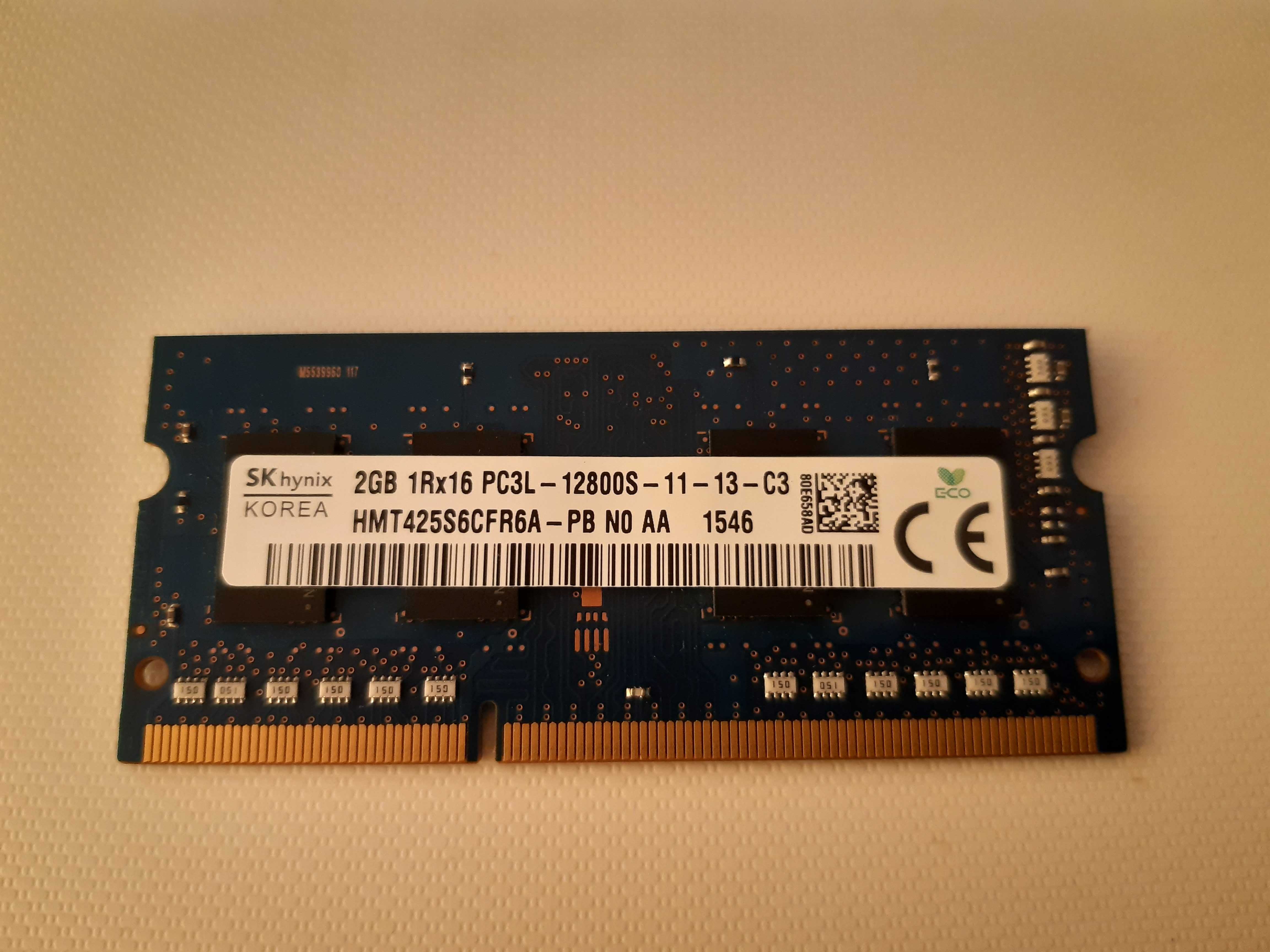 SK hynix, RAM DDR3 1600Mhz 2Gb, оперативная память для ноутбука.