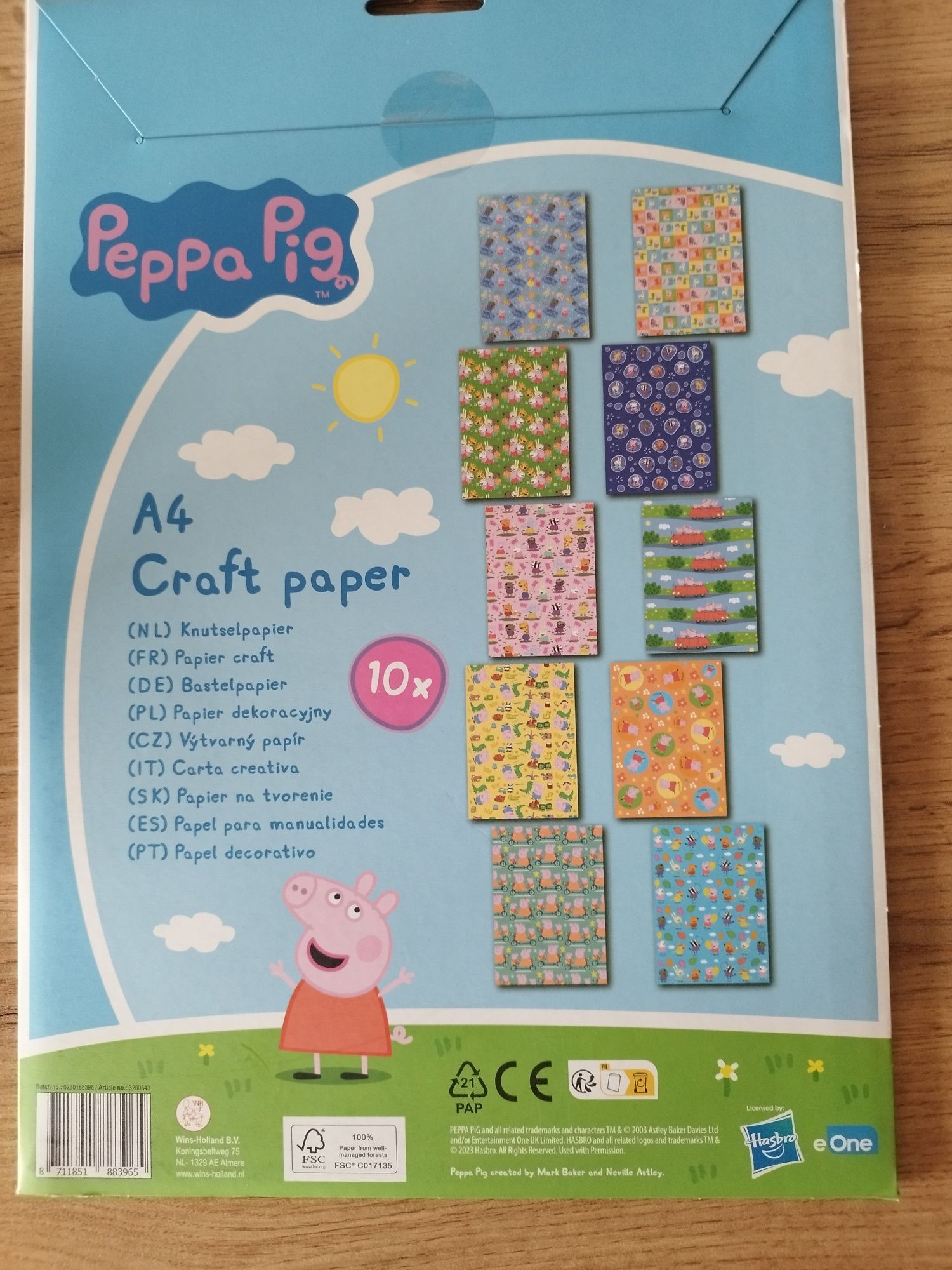 Papier dekoracyjny świnka Peppa