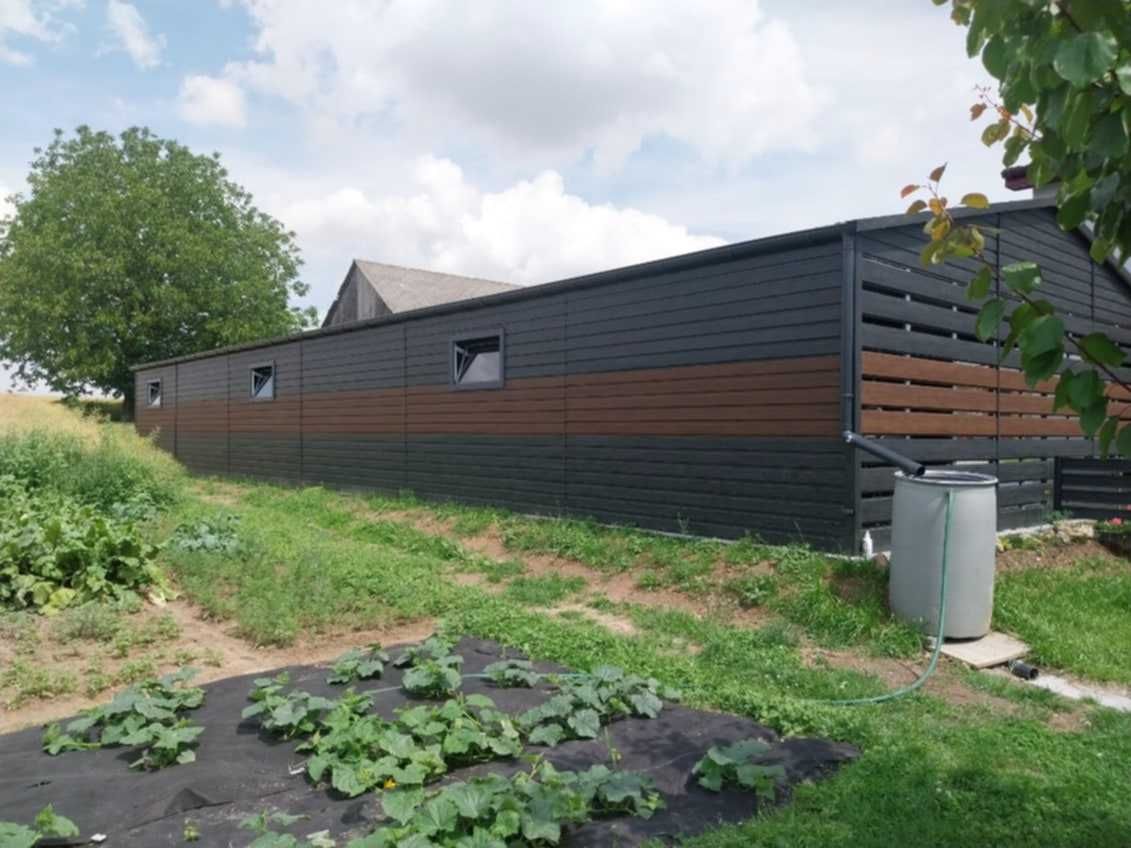 Garaż blaszany 18x6 WZMOCNIONY PROFILAMI .  Producent. Cała Polska