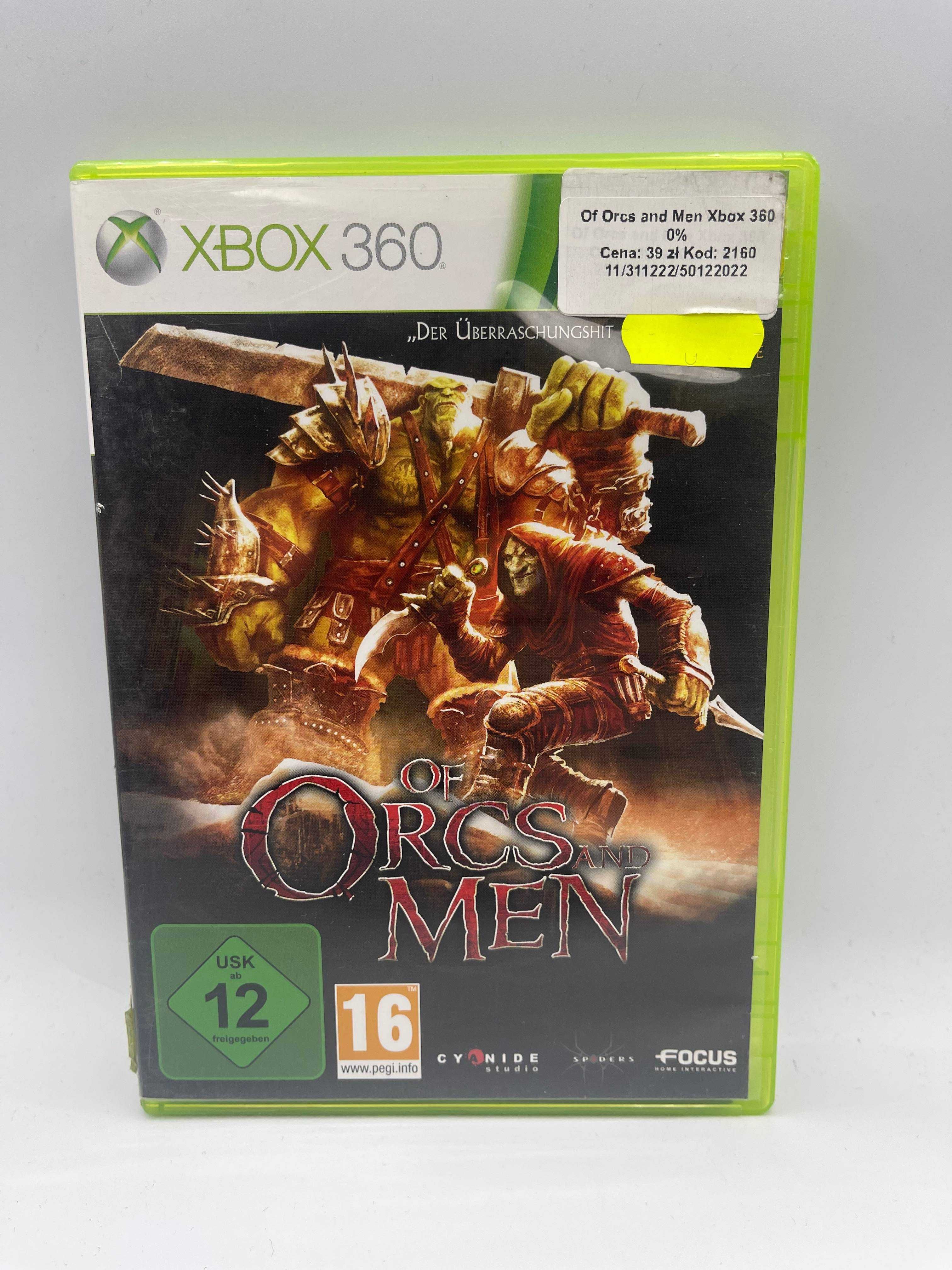 Of Orcs and Men Xbox 360