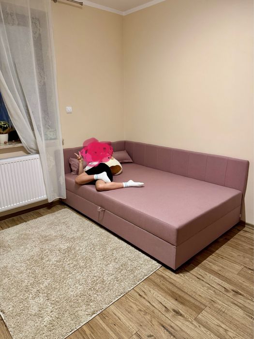 Łóżko młodzieżowe 120x200 tapicerowane
