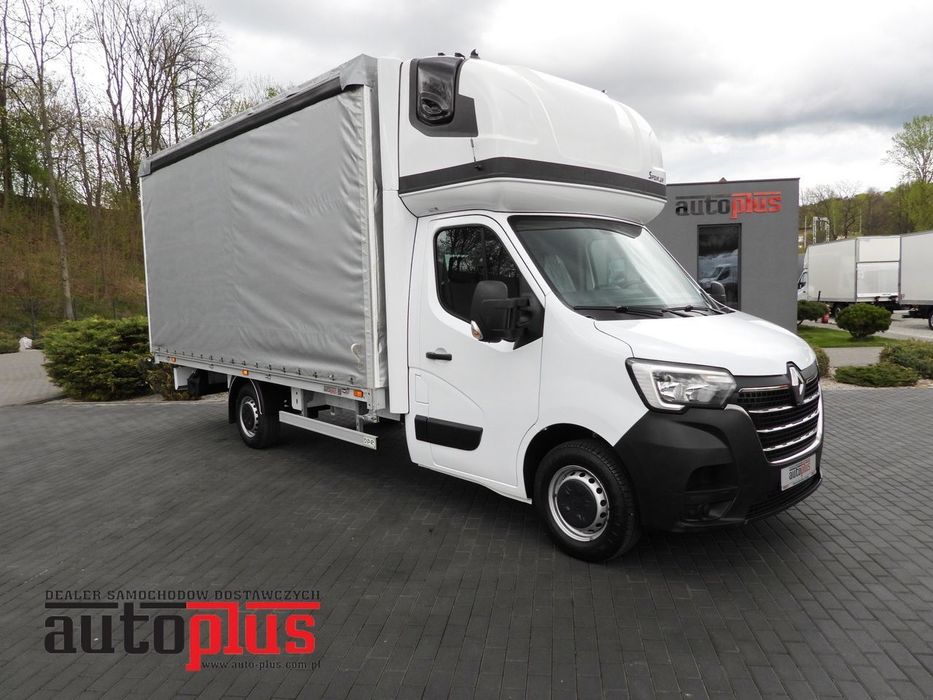 Renault MASTER  PLANDEKA 10 PALET WEBASTO TEMPOMAT LEDY PNEUMATYKA KLIMATYZACJA  165KM  stan bardzo dobry, nie wymaga nakładów finansowcyh dostępny od ręki