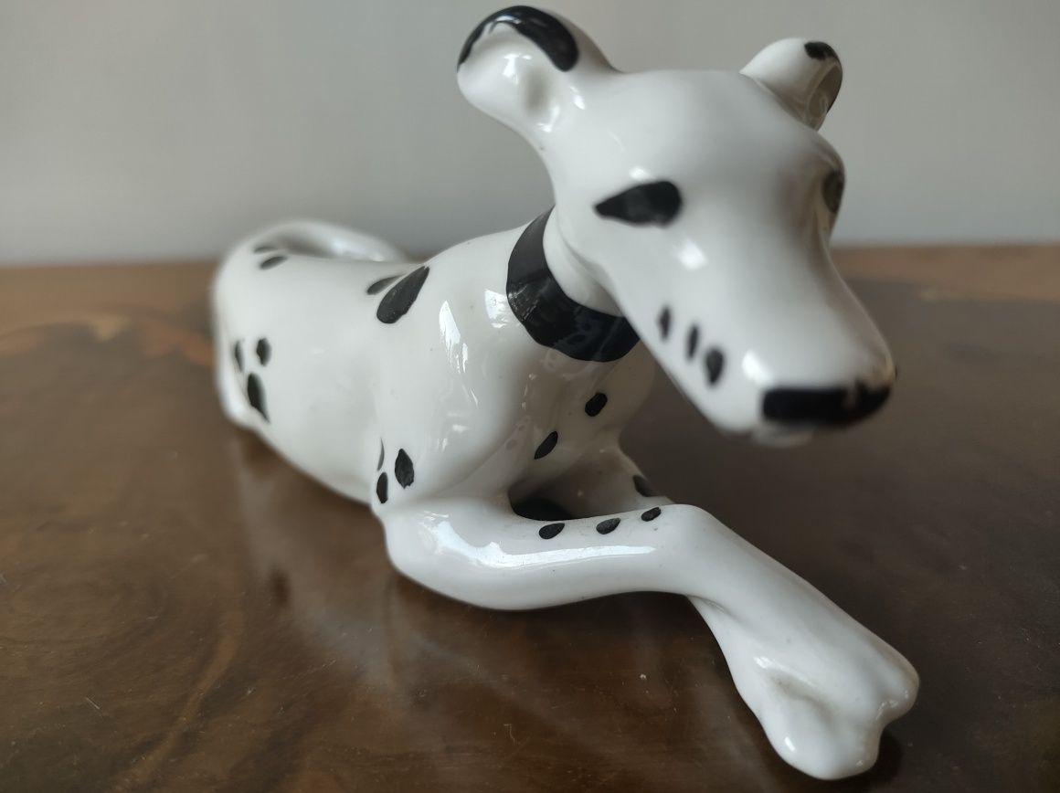 Figurka porcelanowa Rumunia pies dalmatyńczyk kolekcja