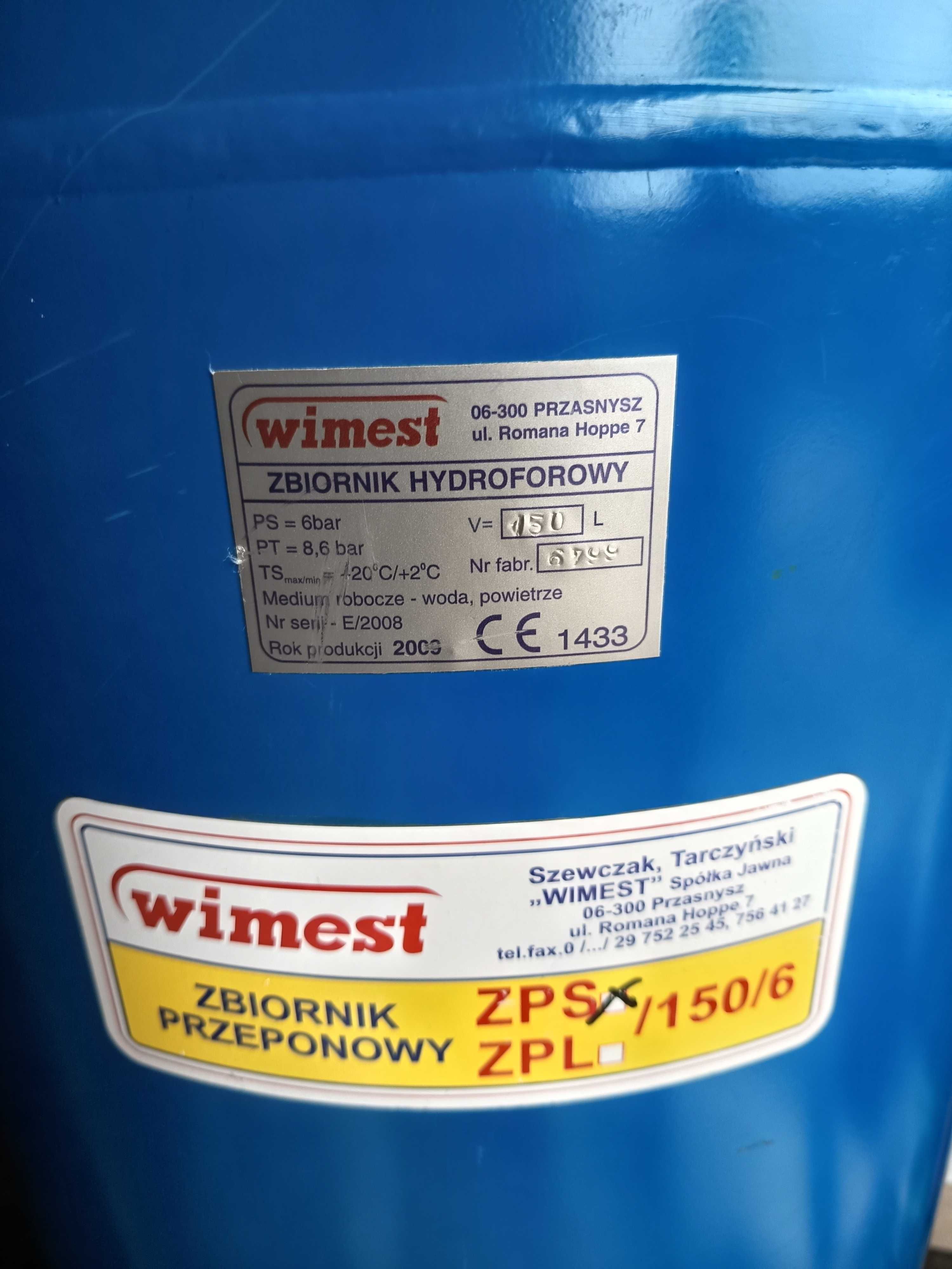 Zbiornik hydroforowy