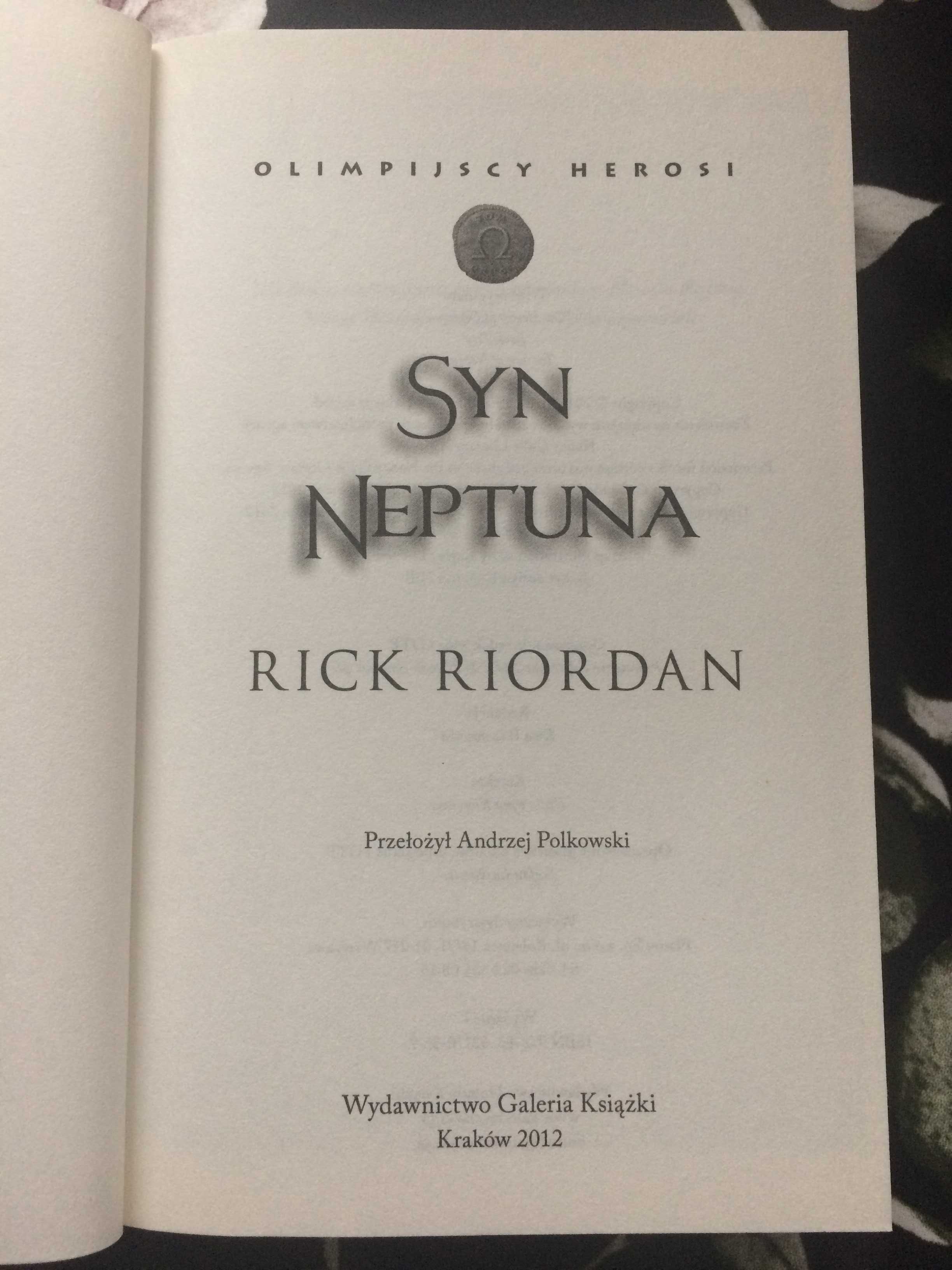 "Syn Neptuna" Rick Riordan (Olimpijscy herosi 2)