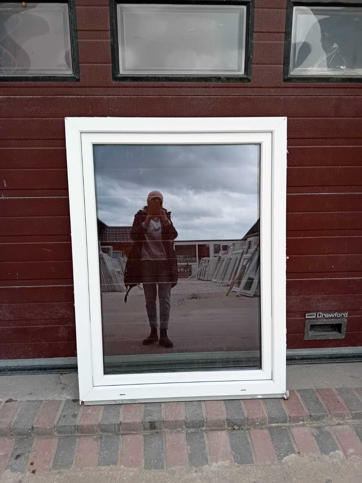 Okno jednoskrzydłowe Niemieckie białe 109x144 pcv okna DOWÓZ CAŁY KRAJ