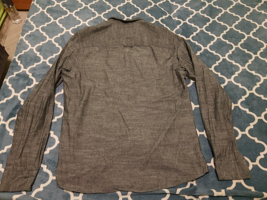 Koszula męska z długim rękawem Slim Fit L