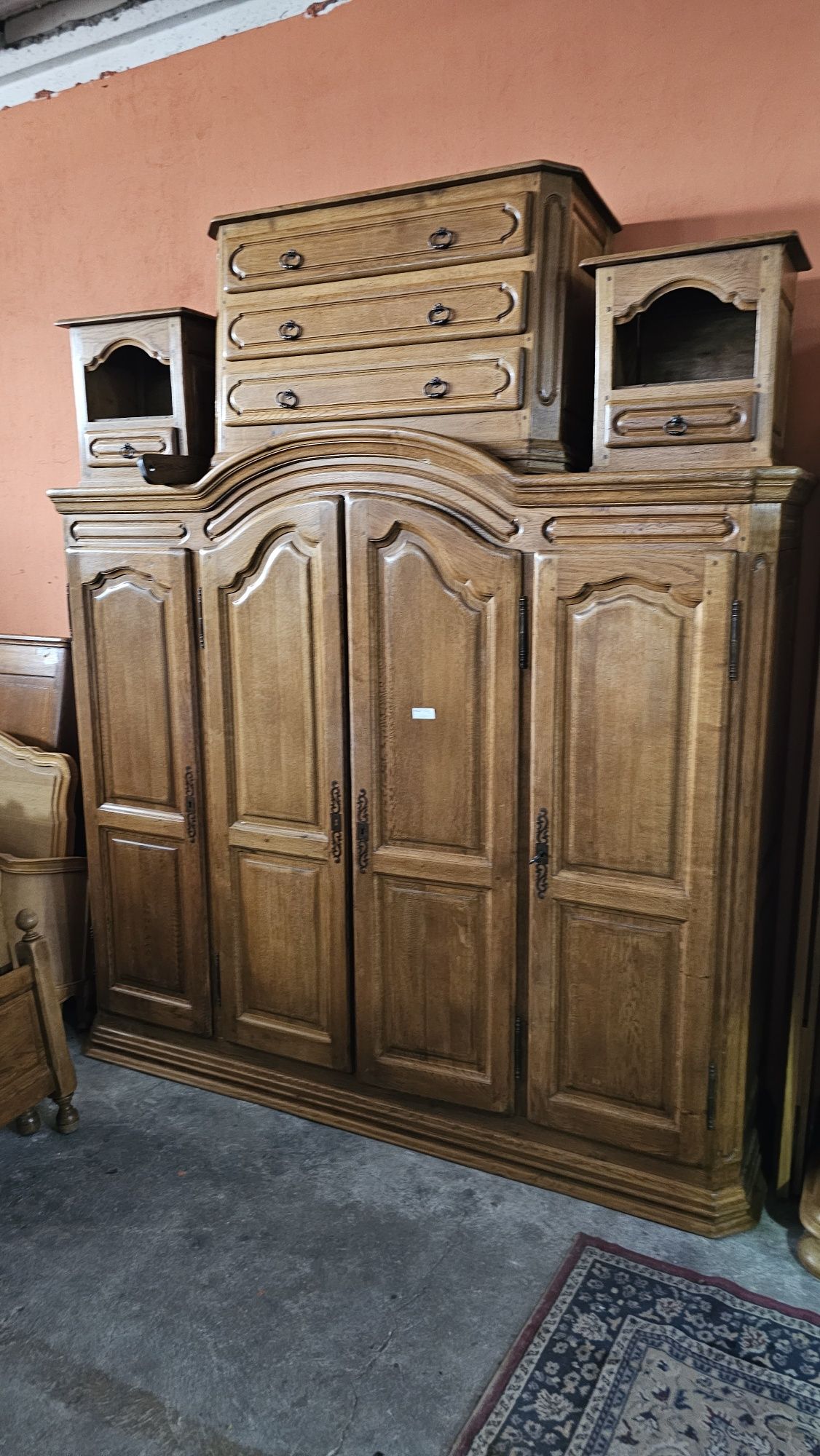 Solidna dębowa szafa 235 cm  #407 Stylowy Węgrów