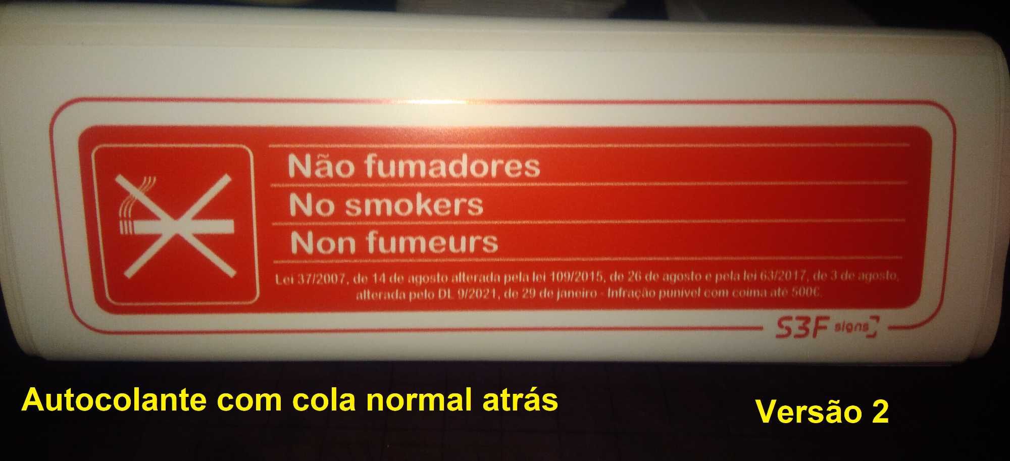 Autocolantes Proibido Fumar, Fumadores, Extintores e Quadro Eletrico