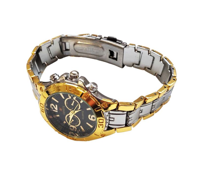 Zegarek męski i damski Geneva bransoleta, stal szlachetna NOWE