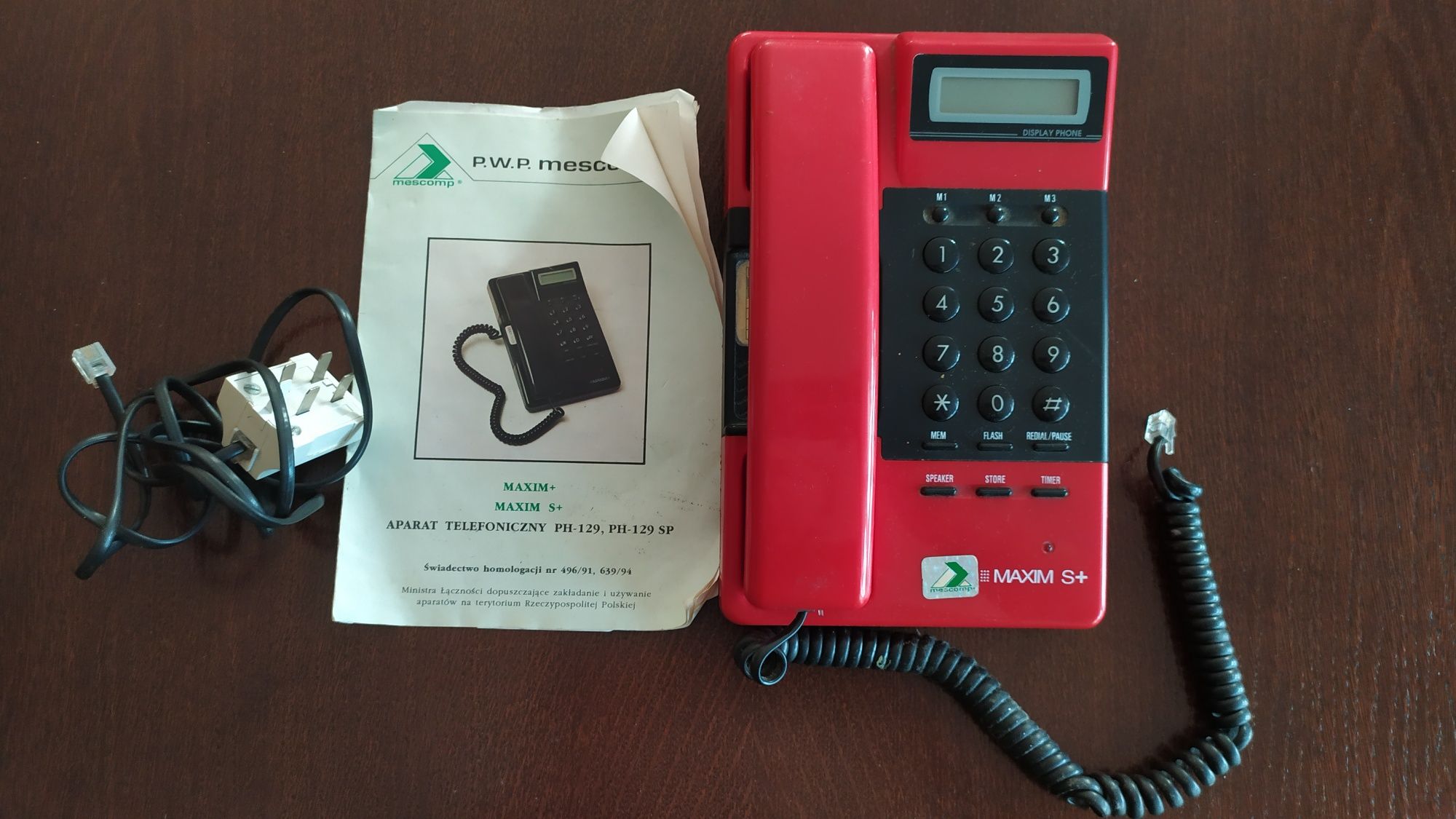 Telefon stacjonarny MAXIM S+