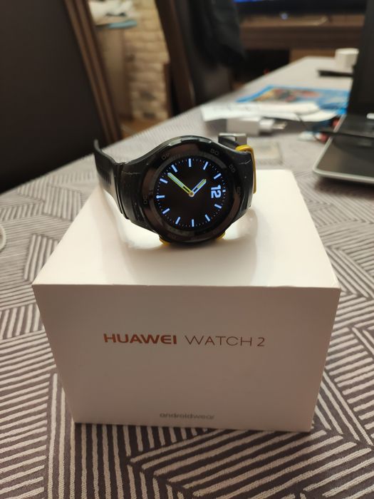 Huawei Watch 2 szaro-żółty
