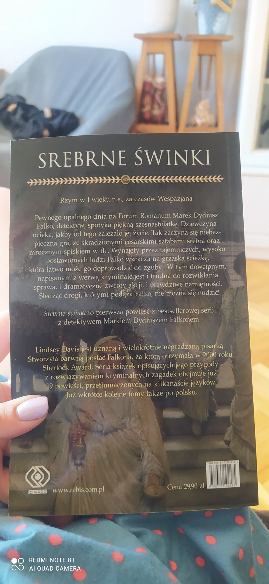 Książka Srebrne świnki Lindsey Davis