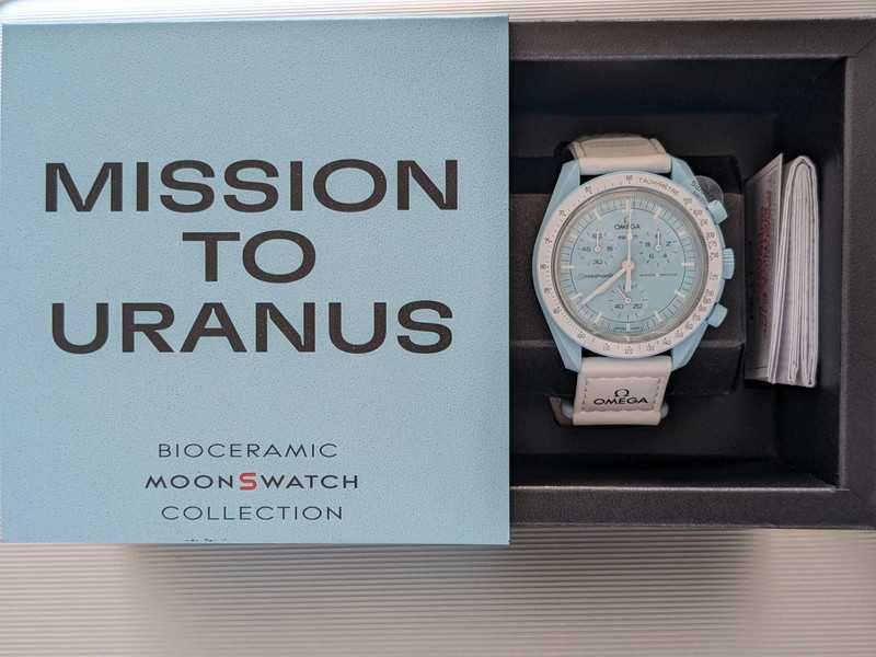 Omega x Swatch MoonSwatch: Uranus’ Celestial Blue on Your Wrist