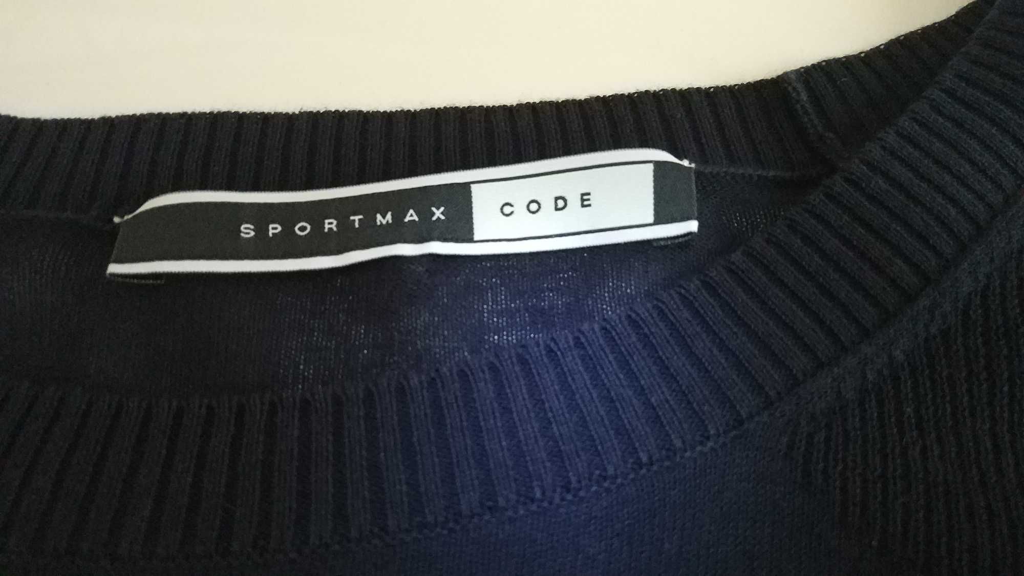 Sportmax, Maxmara, granatowy sweterek