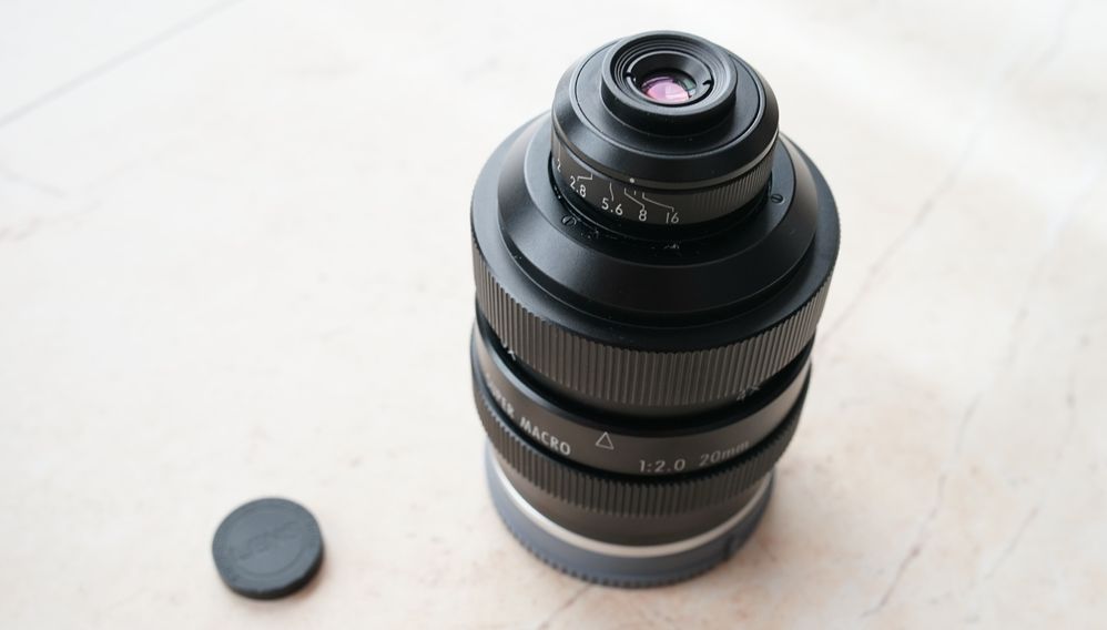 Objetiva super macro 4x e 4.5x sony e mount