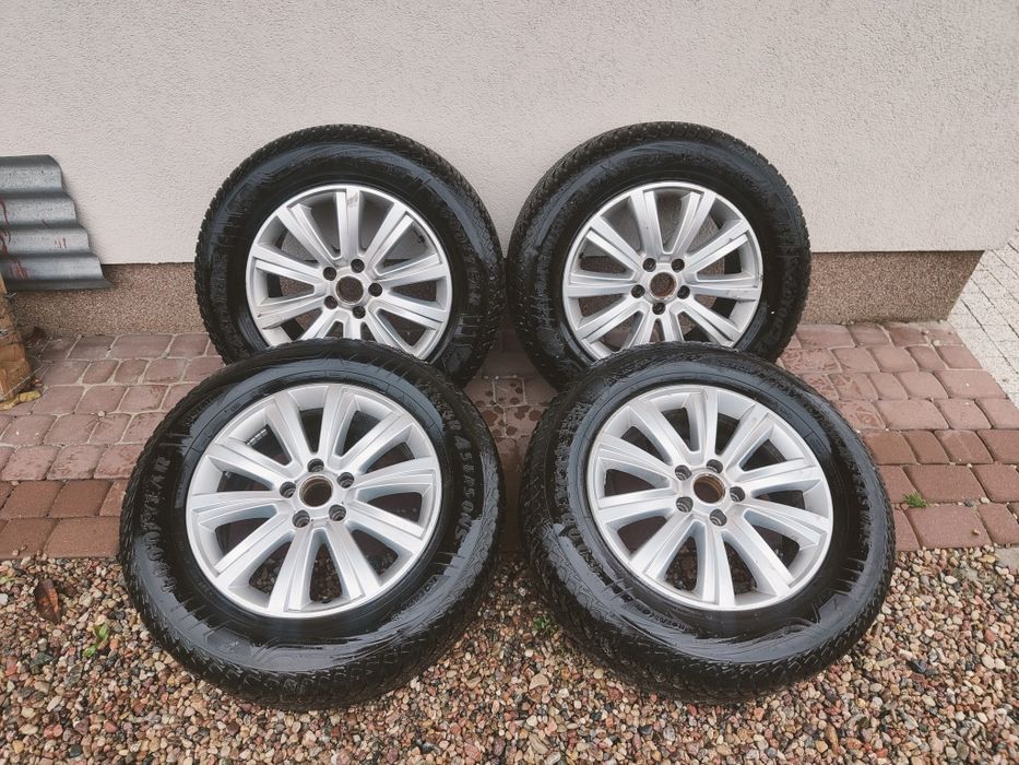 Koła wielosezon alufelgi Amarok Goodyear 5x120 T5