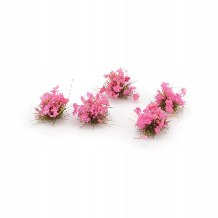 Kępki kwiatów różowe - 10 szt.