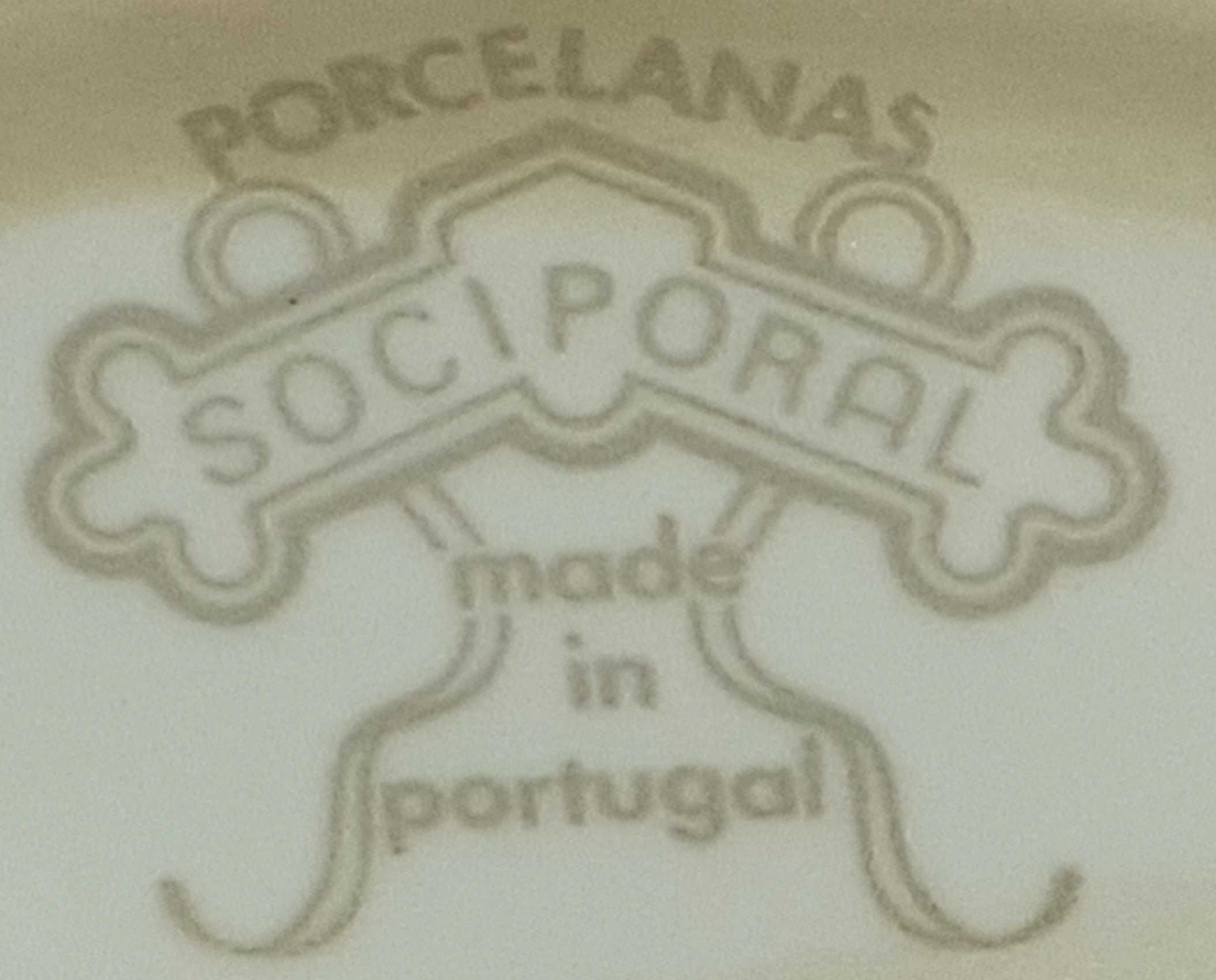 Jarra "Porcelana Sociporal made in Portugal"