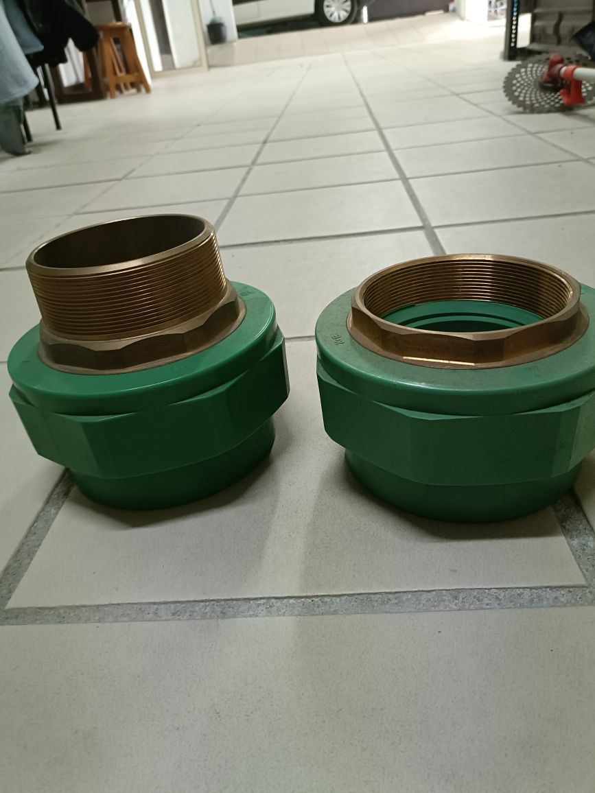Acessórios ppr novos 3P Femea, 4P M/F
