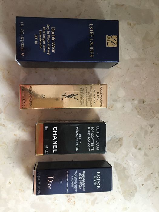 Pudelka puste ysl chanel lancome premium
