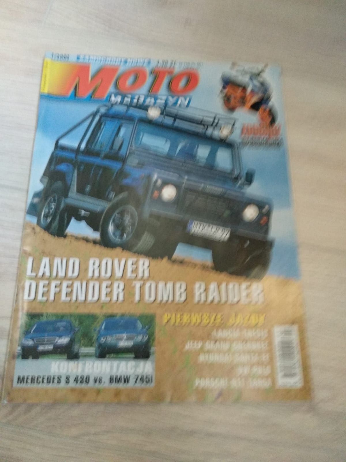 Moto magazyn, czasopismo, gazeta styczeń 2002