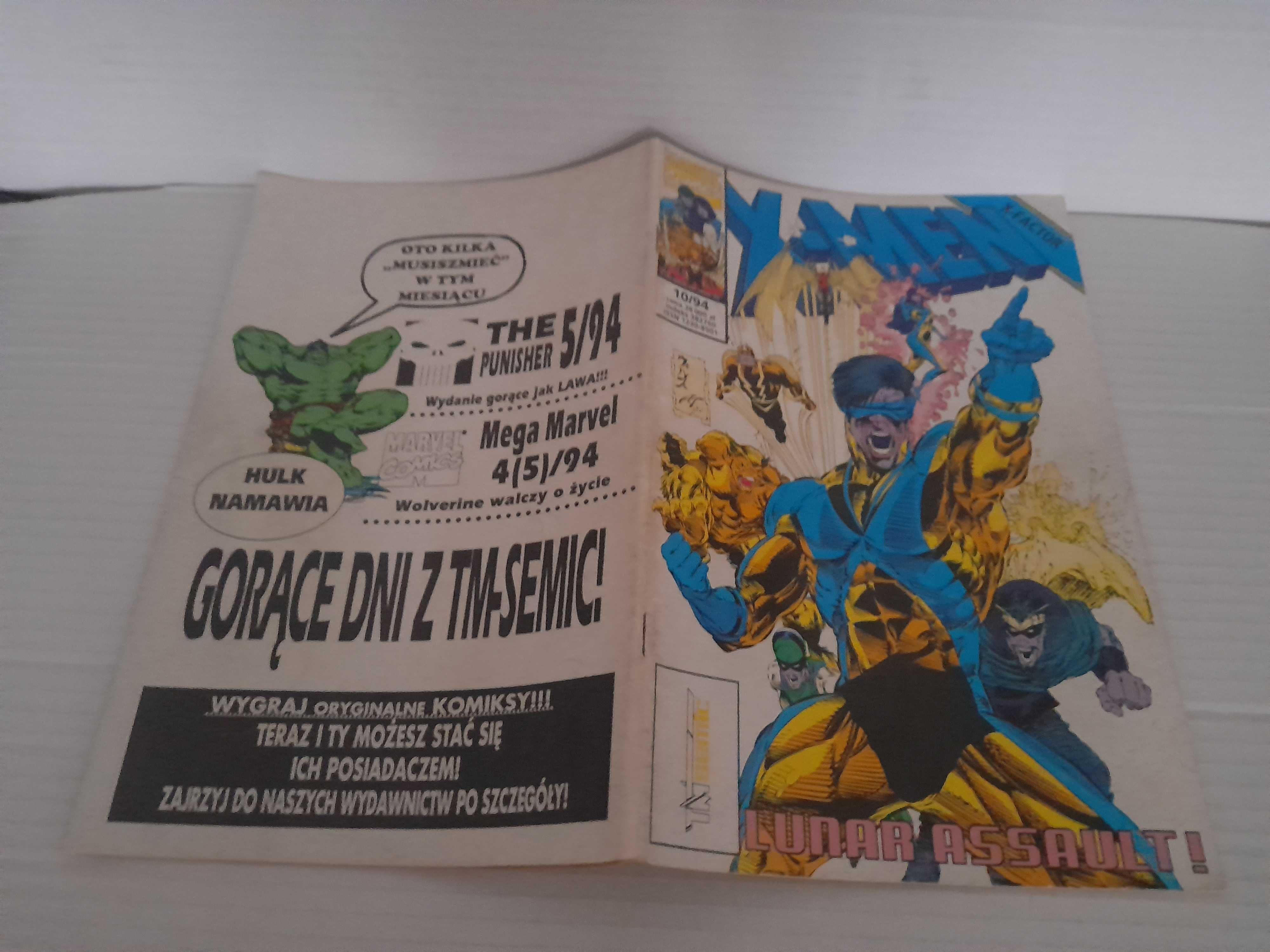 Komiks X-MEN KONIEC GRY cz.3 Tm-Semic Nr 10/1994 BDB !!!