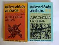 Universidade Moderna - A Filosofia Alemã  / A Economia da China