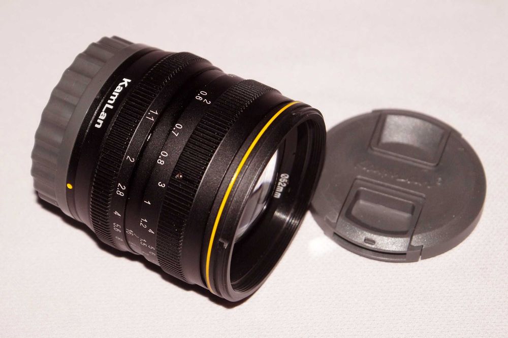 Kamlan 50mm f/1.1 для Canon EF-M