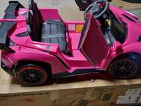 Samochód dla Dzieci 3-6 lat na Akumulator Różowy Lamborghini Veneno