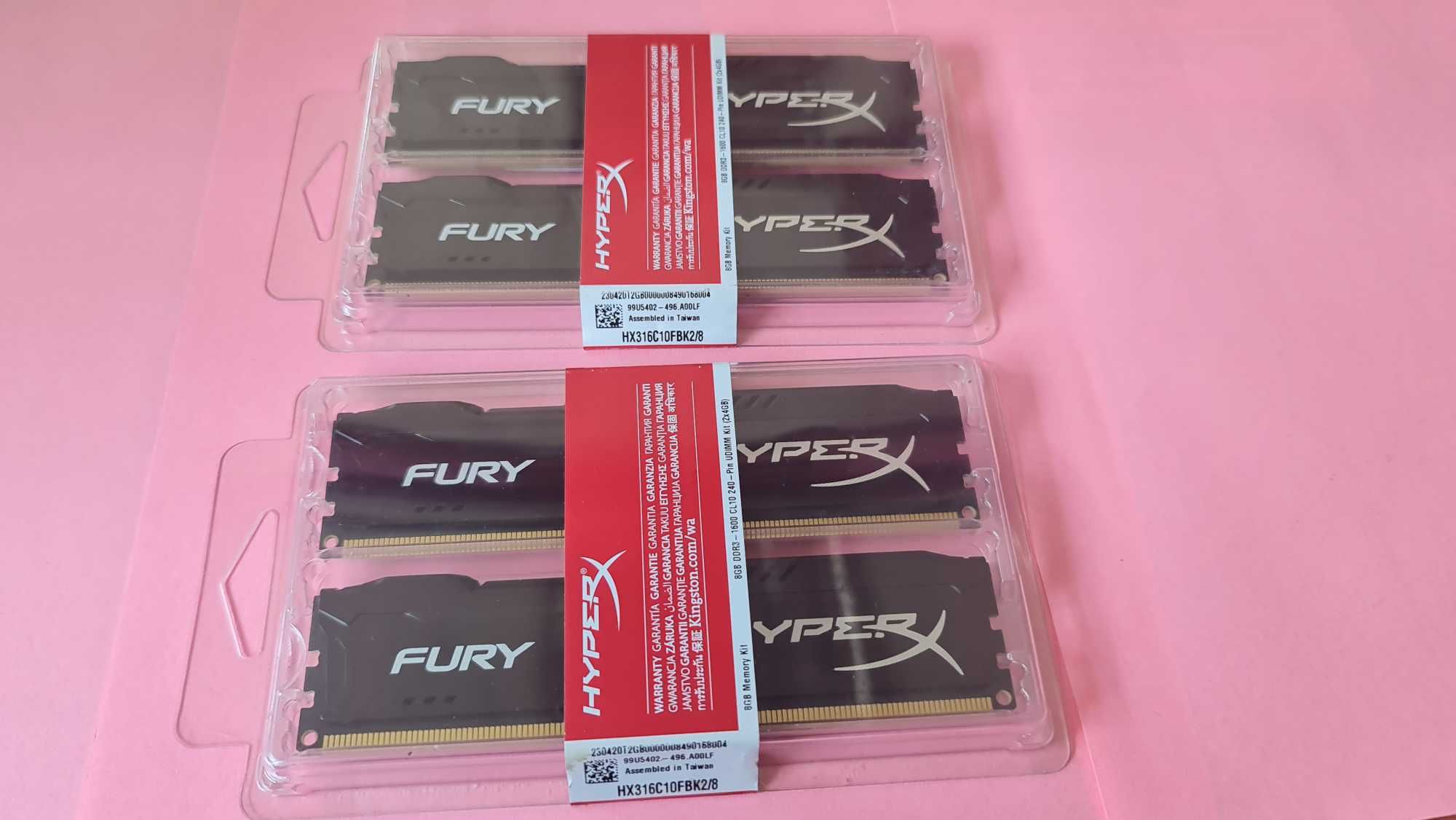 NOWE FURY HYPERX hx316c10fbk2/8 2x4GB DDR3 8GB, 1.5V _ Sklep Strumień
