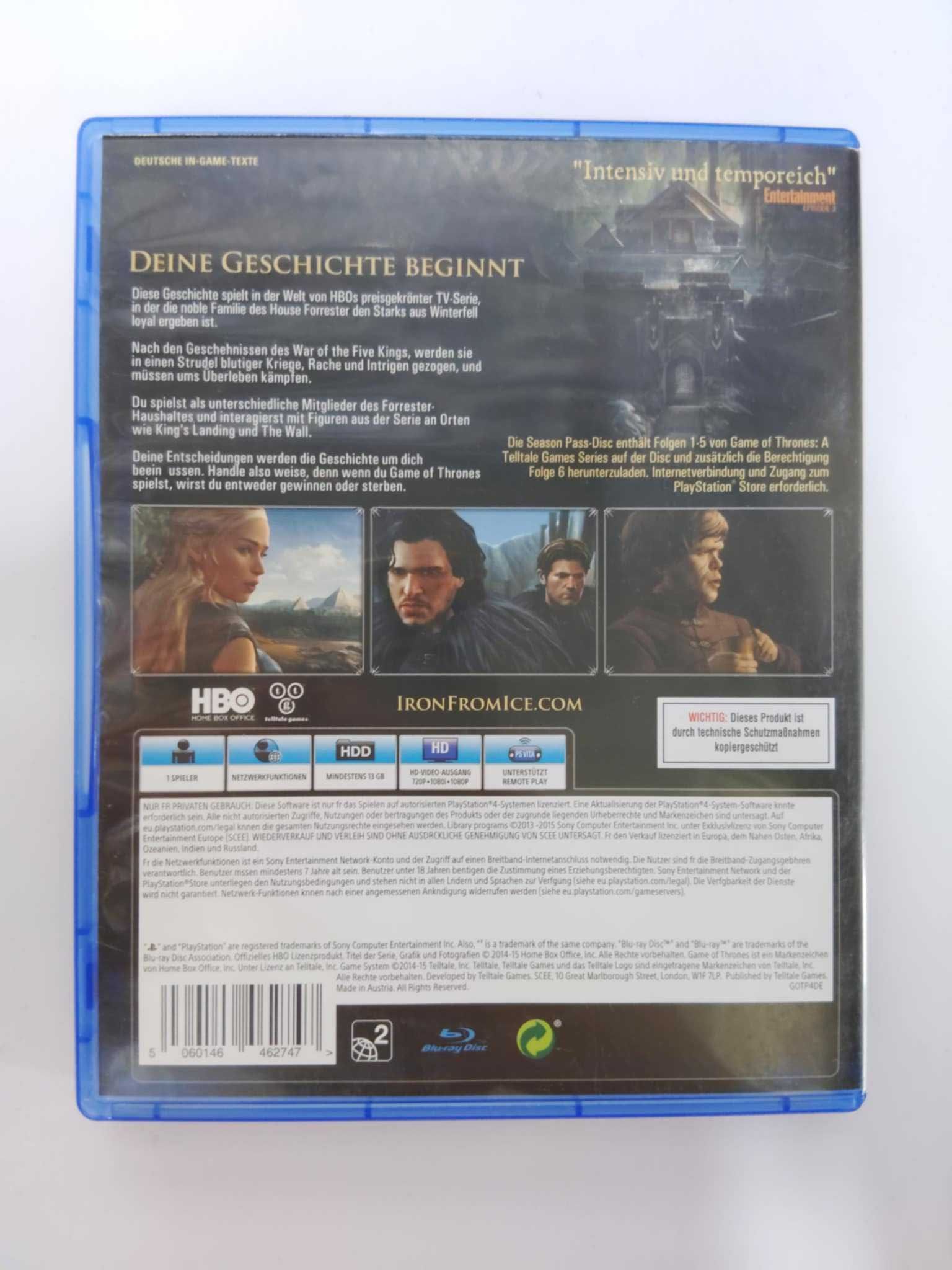 Game of Thrones: A Telltale Games Series PS4 i PS5